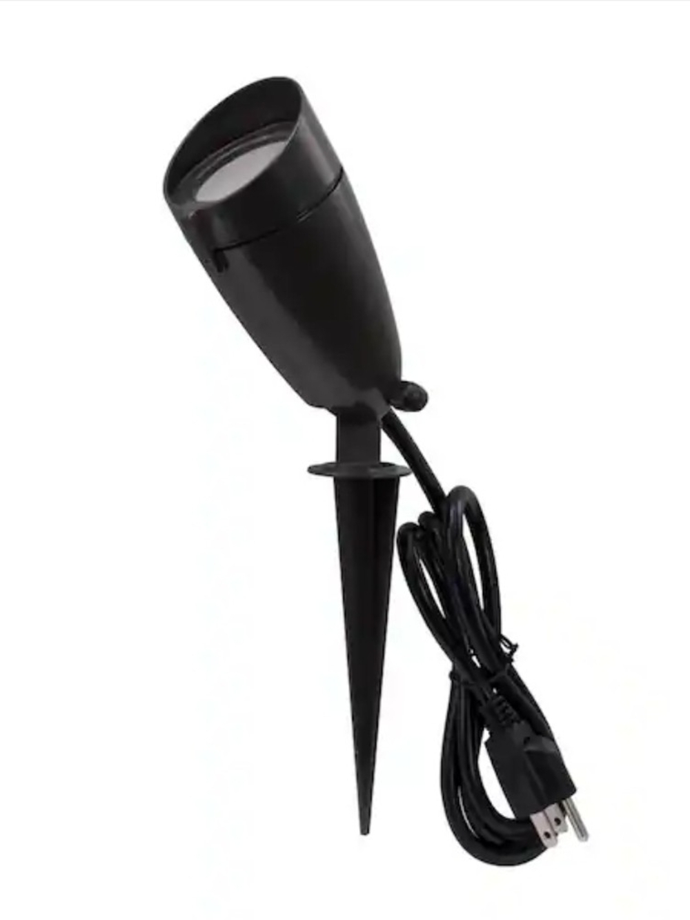 Black Outdoor Spotlight with Ground Stake - Unbranded